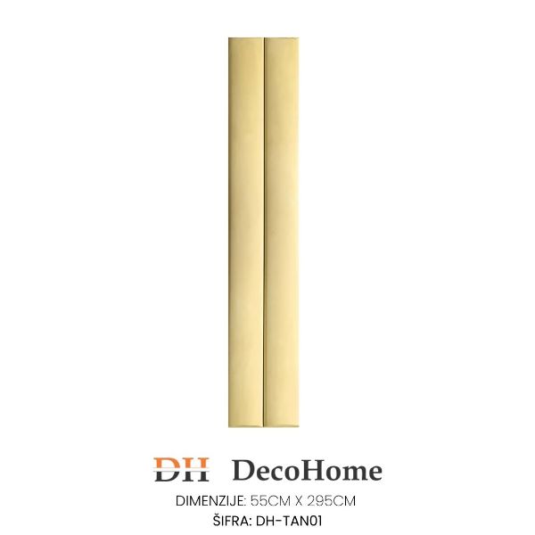 Slika Plišani zidni panel BAGUETTE DH-TAN1 550*2950*55