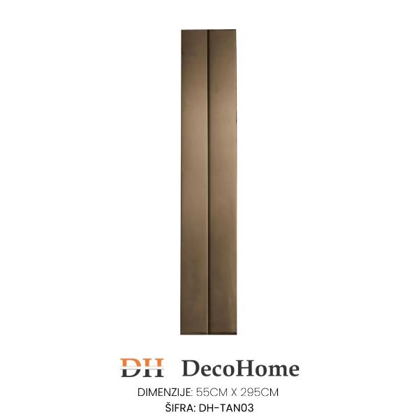 Slika Plišani zidni panel BAGUETTE DH-TAN3 550*2950*55