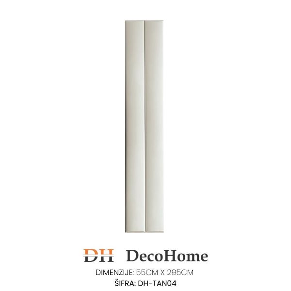Slika Plišani zidni panel BAGUETTE DH-TAN4 550*2950*55