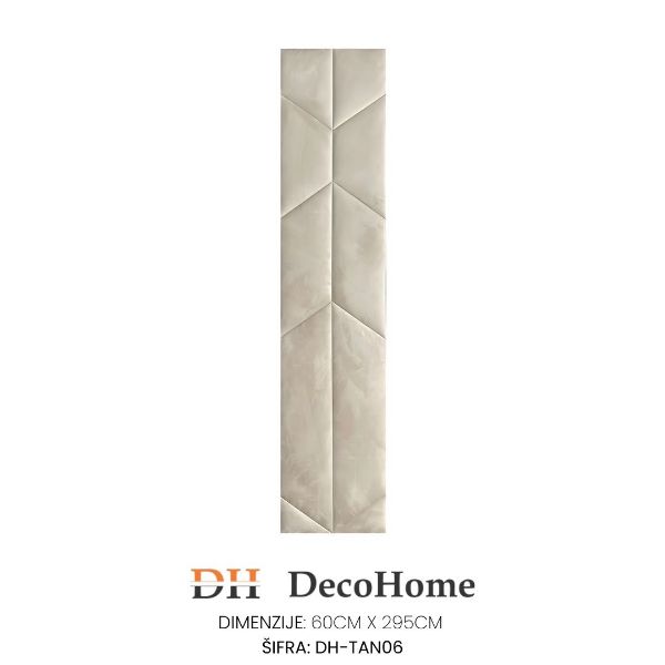 Slika Plišani zidni panel URBAN DH-TAN6 600*2950*25