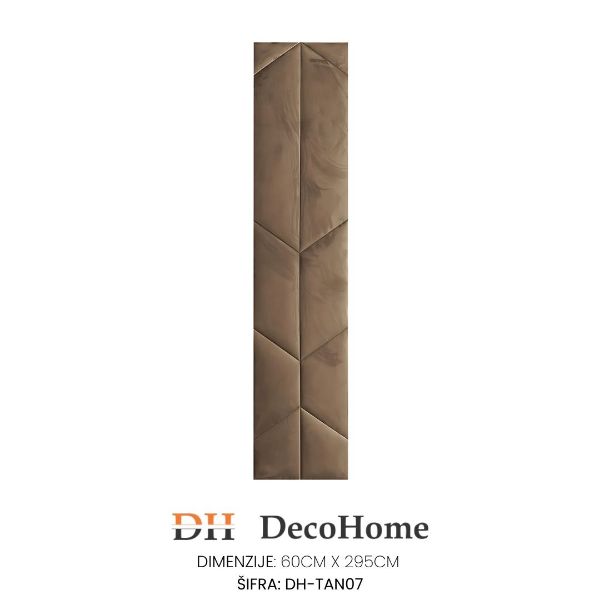 Slika Plišani zidni panel URBAN DH-TAN7 600*2950*25