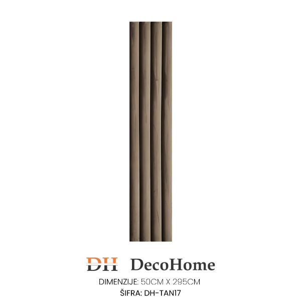 Slika Plišani zidni panel CASTLE DH-TAN17 500*2950*45