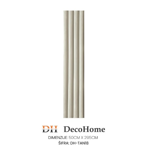 Slika Plišani zidni panel CASTLE DH-TAN18 500*2950*45