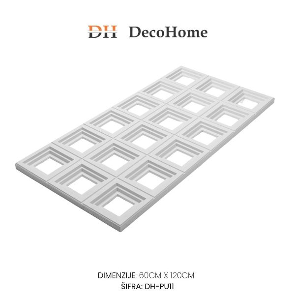 Slika Zidni panel beli DH-PU11 1200*600*30