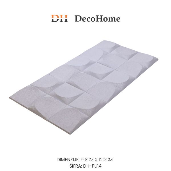 Slika Zidni panel beli DH-PU14 1200*600*25