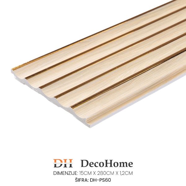 Slika Zidne lajsne letvice DH-PS60 150*12*2800