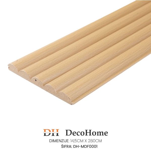 Slika Zidne lajsne letvice DH-MDF0001 145*2800*15