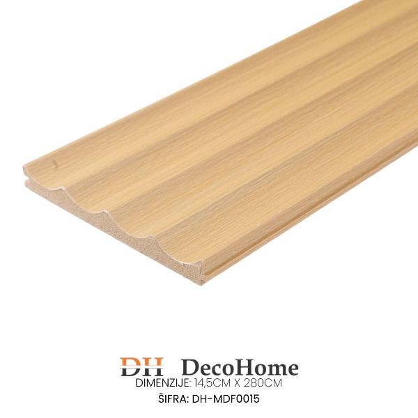Slika Zidne lajsne letvice DH-MDF0015  145*2800*15,5