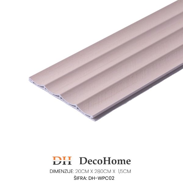 Slika Zidna WPC letvica lajsna DH-WPC02 200*15*2800