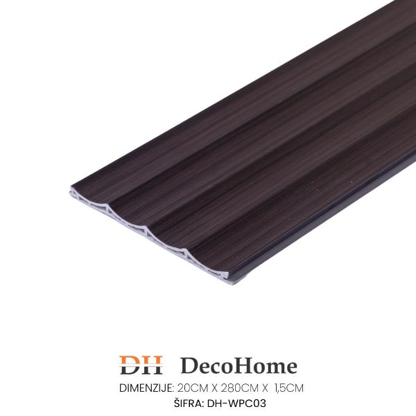Slika Zidna WPC letvica lajsna DH-WPC03 200*15*2800