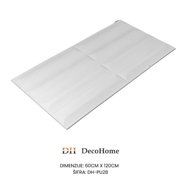Slika Zidni panel beli DH-PU28 1200*600*25