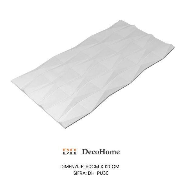 Slika Zidni panel beli DH-PU30 1200*600*25