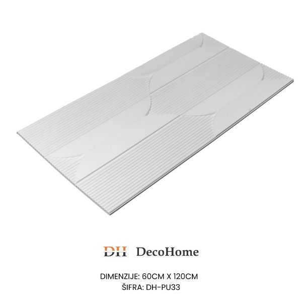 Slika Zidni panel beli DH-PU33 1200*600*23