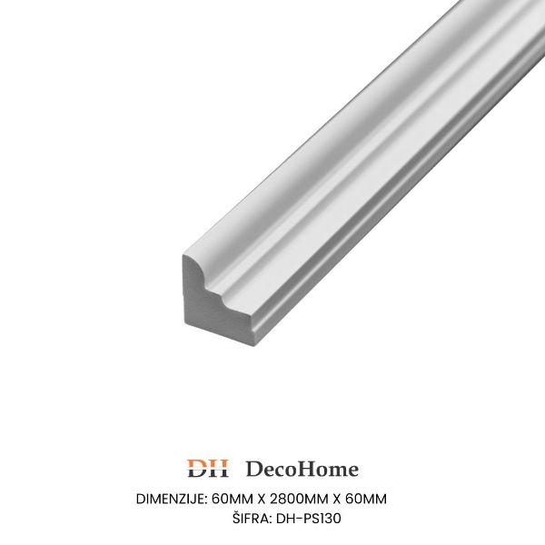 Slika Zidna plafonska lajsna DH-PS130  60*60*2800