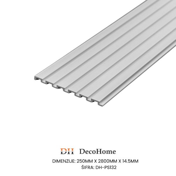 Slika Zidna dekorativna lajsna bela DH-PS132 250*14,5*2800
