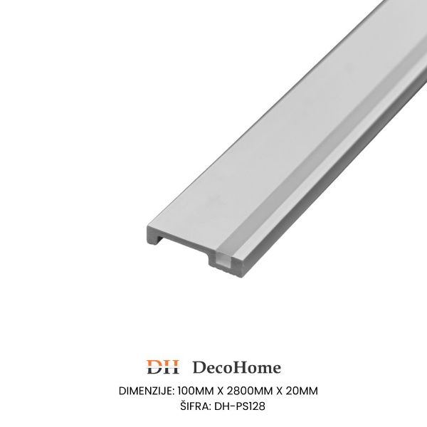 Slika Zidna /podna lajsna DH-PS128  100*20*2800