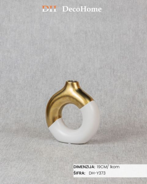 Slika Dekorativni ukras beli 19cm / 1kom - DH-Y373