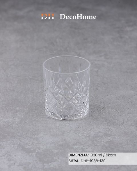 Picture of Staklene čaše 320ml / 6kom - DHP-1988-130