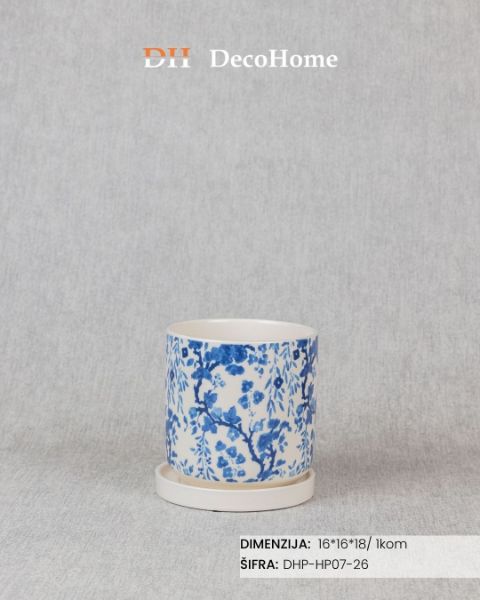 Slika Keramička vaza 16*16*18cm / 1kom - DHP-HP07-26