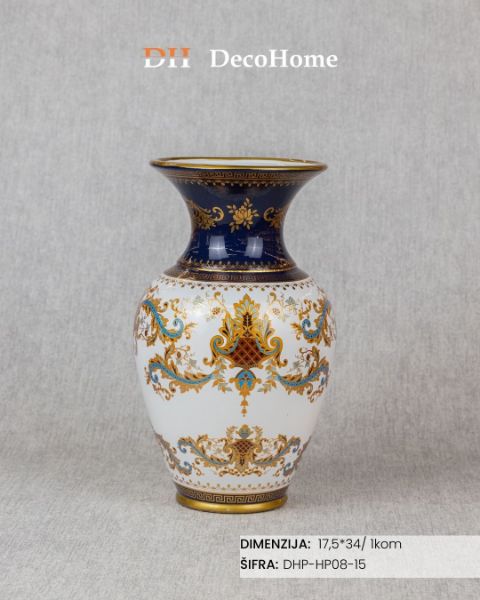 Slika Keramička vaza 17.5*34cm / 1kom - DHP-HP08-15