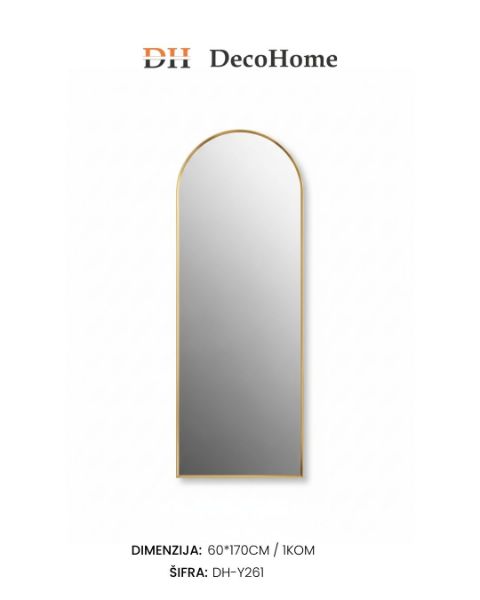 Slika Zidno ogledalo zlatni ram 60*170cm / 1kom - DH-Y261