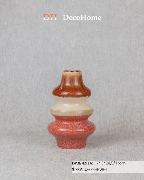 Slika Keramička vaza 17*17*26.5cm / 1kom - DHP-HP09-11