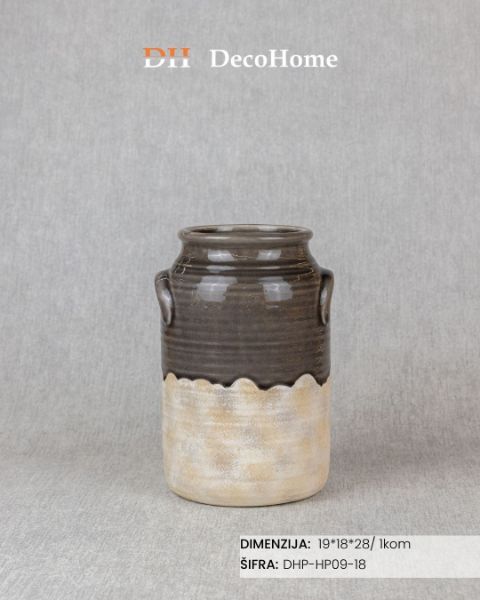 Slika Keramička vaza 19*18*28cm / 1kom - DHP-HP09-18