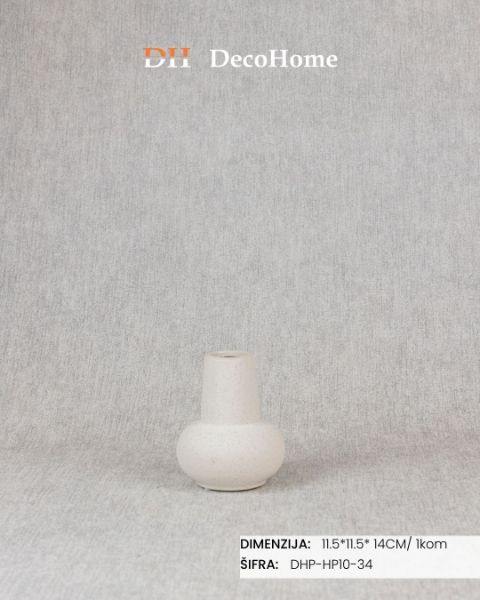 Slika Keramička vaza 11.5*11.5*14cm / 1kom - DHP-HP10-34