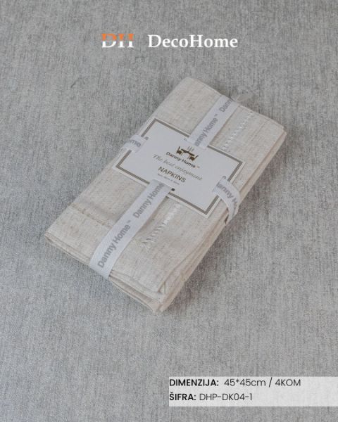Slika Tekstilna salveta 45*45 / 4kom - DHP-DK04-1