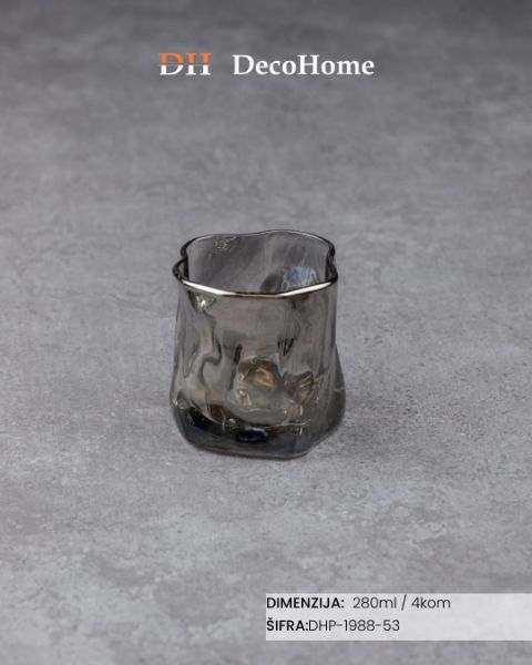 Slika Staklene čaše 280ml / 4kom - DHP-1988-53