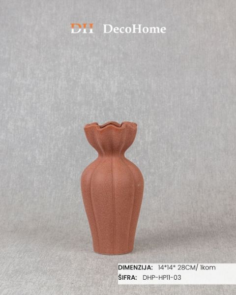 Slika Keramička vaza 14*14*28cm / 1kom - DHP-HP11-03