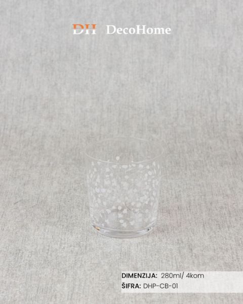 Picture of Staklene čaše 8.6*9.1cm / 4kom - DHP-CB-01