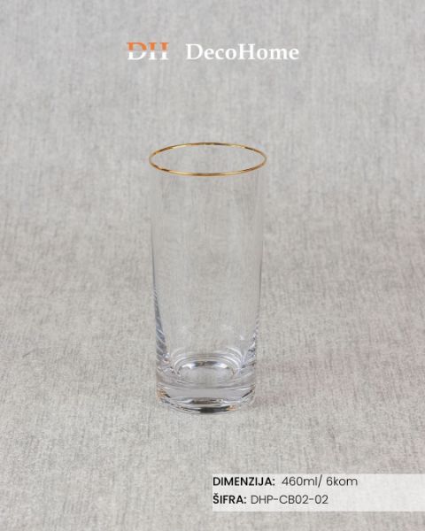 Picture of Staklene čaše 460ml / 6kom - DHP-CB02-02
