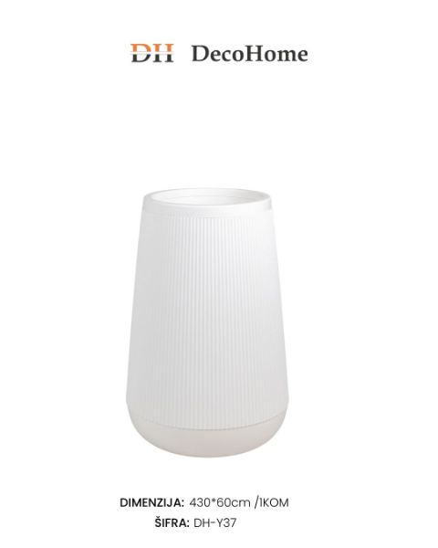 Slika Saksija PVC bela 30*60cm / 1kom - DH-Y37