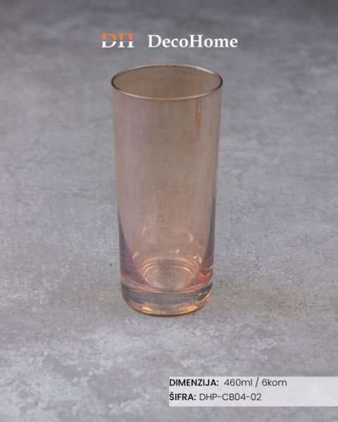 Slika Staklene čaše 460ml / 6kom - DHP-CB04-02