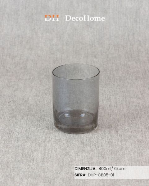 Slika Staklene čaše 410ml / 6kom - DHP-CB05-01