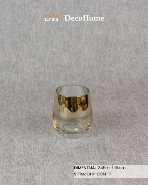 Slika Staklene čaše 345ml / 6kom - DHP-CB14-11