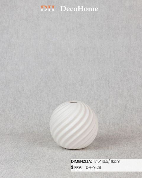 Slika Keramička vaza 17.5*16.5cm / 1kom - DH-Y128