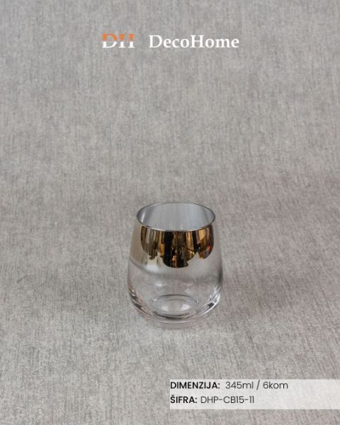 Slika Staklene čaše 345ml / 6kom - DHP-CB15-11