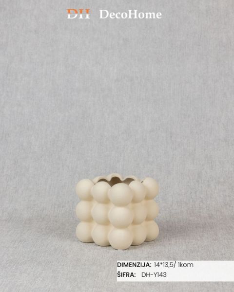 Slika Keramička vaza 14*13.5cm / 1kom - DH-Y143