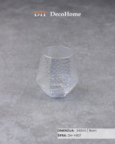 Picture of Staklena čaša240ml/ 1kom DH-Y407