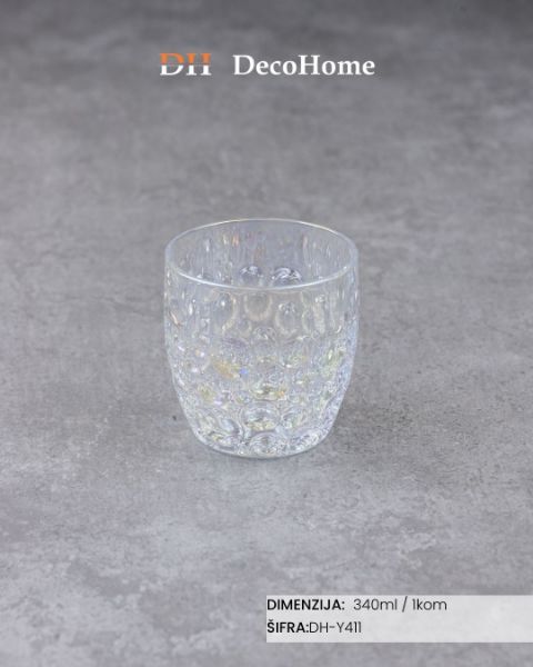 Picture of Staklena čaša 340ml/ 1kom DH-Y411