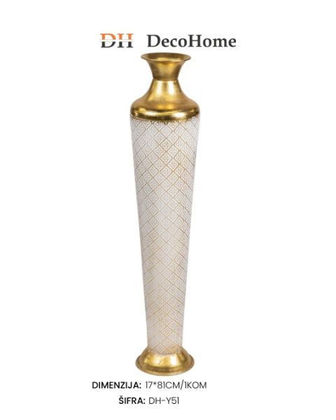 Slika Metalna vaza 17*81cm / 1kom - DH-Y51