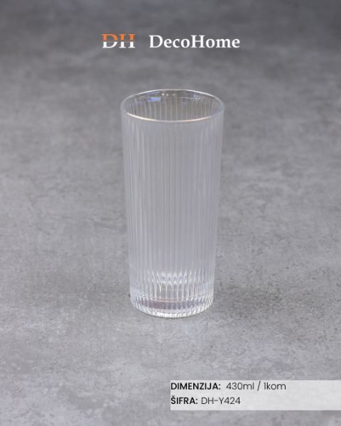 Picture of Staklena čaša  430ml/ 1kom DH-Y424