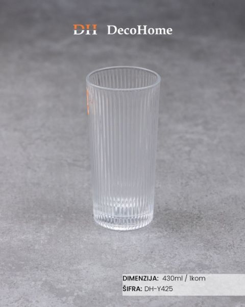 Picture of Staklena čaša 430ml/ 1kom DH-Y425