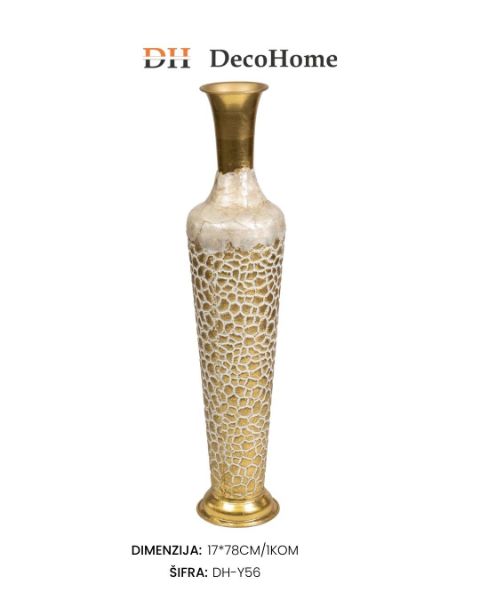 Slika Metalna vaza 17*78cm / 1kom - DH-Y56