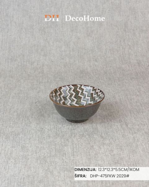 Slika Porcelanska činija 12.3*12.3*5.5c / 1kom - DHP-475FKW 2029#