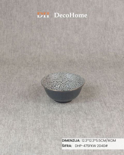 Slika Porcelanska činija 12.3*12.3*5.5cm / 1kom - DHP-475FKW 2040#