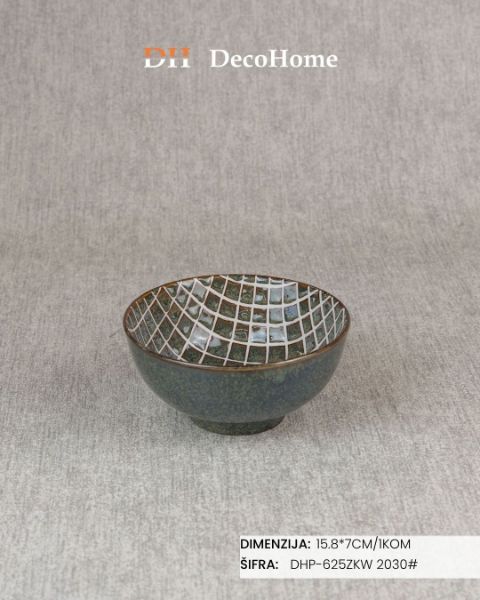 Slika Porcelanska činija 15.8*7cm / 1kom - DHP-625ZKW 2030#