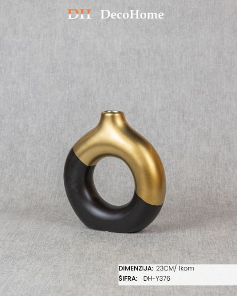 Slika Dekorativni ukras crni 23cm / 1kom - DH-Y376